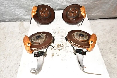 Infiniti G35 G37 Nissan 350Z 370Z Front & Rear Gold Brembo Brake Caliper 5x114.3 - Image 1 of 4
