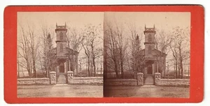 RARE Stereoview Photo - Church - Potsdam NY - N.L. Stone Photographer ca 1870s - Picture 1 of 2