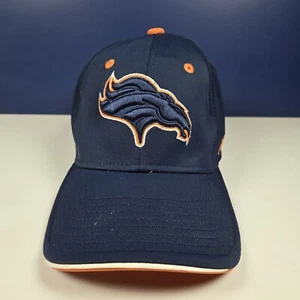 DENVER BRONCOS Football REEBOK Blue Logo VINTAGE One Size Hat Cap NFL - Picture 1 of 5