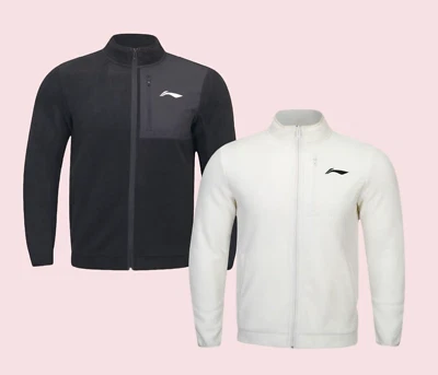 Li-Ning Badminton Fleece Jacket Unisex Sportswear Top Casual AsiaFit NWT AWDUB79 - Image 1 of 3