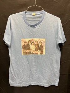 Vintage Retro 80's Duran Duran Baby Blue T-Shirt - Size XL - Picture 1 of 3