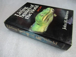 Living Snakes of the World in Color by John M. Mehrtens - HB-DJ 1987 1st ed - Imagen 1 de 10