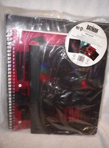 Batman Binder Bundle Binder Composition Book Folder Subject Notebook New - Picture 1 of 6