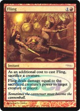 Fling - WPN Foil (DCI) ~ Heavily Played Unique & Misc Promos MTG Magic UltimateM