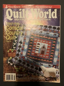 Quilt World QUILTS MAGAZINE Vintage Quilting Crafting June July 1990 - Picture 1 of 2