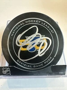Chris Pronger St Louis Blues 50th Anniversary Official Game Puck - Picture 1 of 3