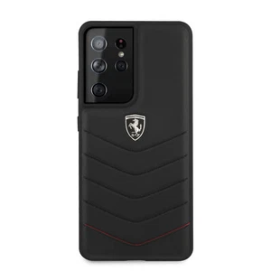 FERRARI Samsung S21 Ultra Hülle Case Cover Off Track Genuine Leather Echt Leder - Bild 1 von 6