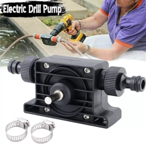 Portable Electric Powered Drill Pump Oil Fluid Water Transfer Pumps Self Priming - Picture 1 of 15