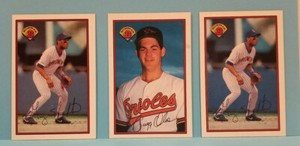 1989 Bowman Rookie Gary Sheffield #142 (2) & Greg Olson #6 Orioles, Brewers RC