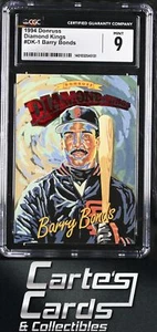 Barry Bonds 1994 Donruss #DK-1 Diamond Kings San Francisco Giants CGC 9 - Picture 1 of 2