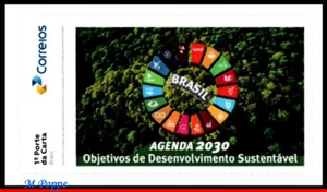 25-52 BRAZIL 2025 SUSTAINABLE DEVELOPMENT GOALS, AGENDA 2030, ENVIRONMENT, MNH - Picture 1 of 2
