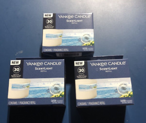 Yankee Candle Refill Ocean Air ScentLight Fragrance , 3 pack