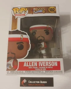 Funko Pop! Basketball 102 Allen Iverson Philadelphia 76ers NBA HWC Hardwood Pop - Imagen 1 de 1