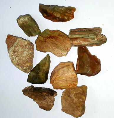 Piedra preciosa suelta áspera ojo de gato crisoberilo natural Foto 1 de 2