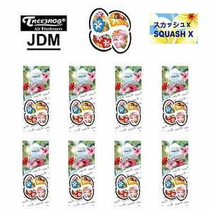 Tree frog 8 Pack Treefrog Aloha Lucky Leaf Squash X Scent JDM Air Freshener - Bild 1 von 5
