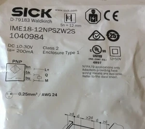 New Original Stock Sick IME18-12NPSZW2S proximity switch IME1812NPSZW2S - Picture 1 of 2