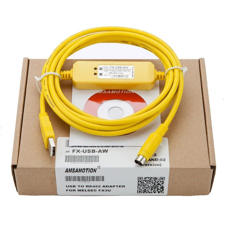 New FX-USB-AW USB TO RS422 Adapter For Mitsubishi MESLEC 3U 3G PLC Cable - Image 1 of 1