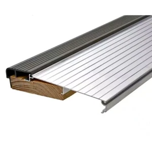 5-5/8 in. x 3 ft. Silver & Brown Fixed Sill Threshold Durable Threshold for Door - Picture 1 of 4