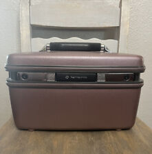 Purple Samsonite Silhouette 4 Cosmetic Case Luggage With Mirror Purple