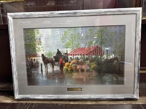 G. Harvey Signed Limited Edition Print "A Touch of Spring" 416/3550 Framed 43x30 - Picture 1 of 13