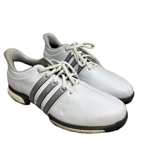 Scarpe da uomo Adidas Tour 360 bianche in pelle golf boost comfort EVN 791001 taglia US 13