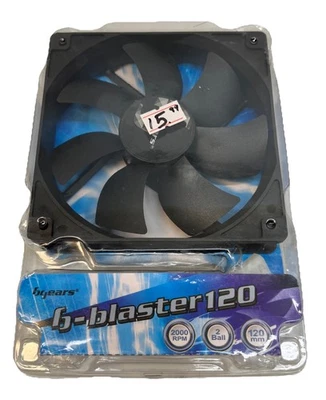 Bgears b-Blaster 120mm 2 ball bearing High Speed 2000 RPM High Airflow 103 CFM 3 - Image 1 of 4