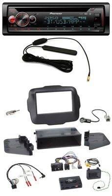 Pioneer USB DAB Lenkrad Bluetooth CD Autoradio für Jeep Renegade ab 2015 - Bild 1 von 4
