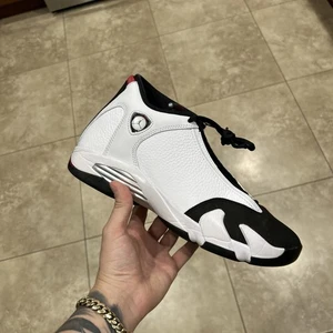 Air Jordan 14 Retro "BLACK TOE" 2024 - Size 10.5 Og All Lightly Used! - Picture 1 of 6