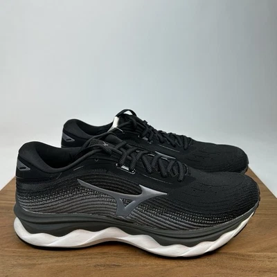 New Womens Mizuno Wave Sky 5 D Black Running Athletic Shoes Sneakers Sz 11 M - Image 1 of 4