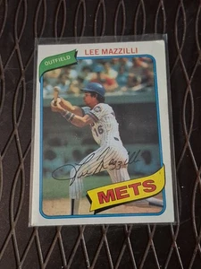 Lee Mazzilli 1980 Topps Baseballkarte - Bild 1 von 2