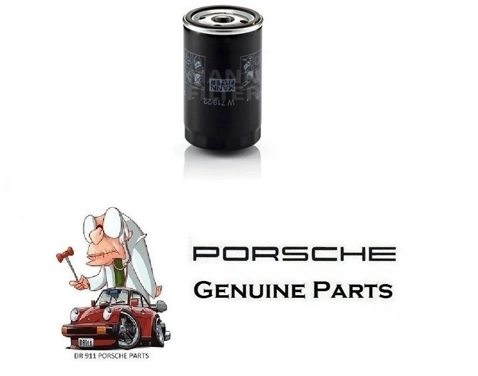 Filtro de aceite de motor para Porsche 911 964 924 944 968 MANN OEM 94410720190 Foto 1 de 1