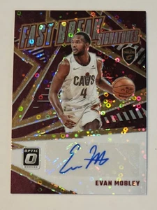 EVAN MOBLEY 2023-24 Panini Donruss Optic - Fast Break Signatures #FBS-MOB Cavs - Picture 1 of 3