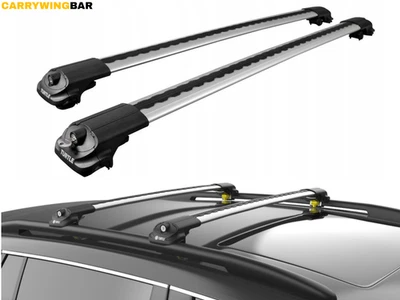 Toyota Sienna 2004-2010 Roof Rack Cross Bars Rails Aluminium Silver 2x - Image 1 of 4