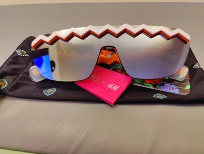 Kenzo X H & M Jungle Paris Sunglasses collaboration 80s MTV 90s Miami Retro H+M - Image 1 of 4