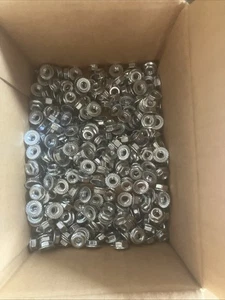 Tuerca de brida dentada 1/4-20 zinc aprox 500 - Imagen 1 de 5