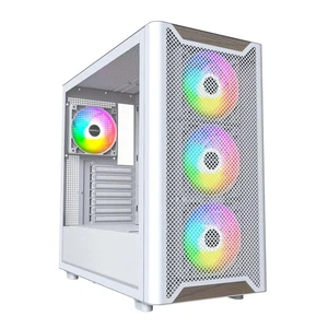 XR Bois façade en Noyer Noir véritable boîtier de Jeu PC ATX Panneau latéral ... - Photo 1/8