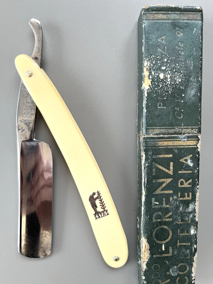 Estas 14 Solingen rasoio mano libera  razor coupe choux - Immagine 1 di 4