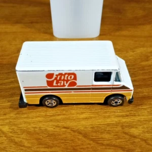 Hot Wheels Frito Lay Delivery Van White BW Blackwall Malaysia 1984 Combat Medic - Picture 1 of 6