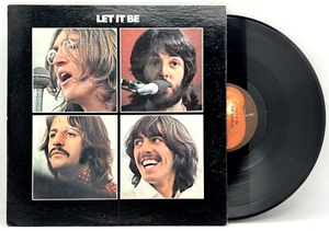 BEATLES LET IT BE VINYL LP RECORD RED APPLE 1ST PRESS MAGGIE MAE PD BELL SOUND - Picture 1 of 13