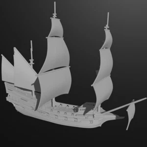 1/700th English Race-built Galleon "Revenge" (Turner Miniatures) - Picture 1 of 1