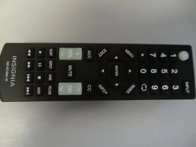 Genuine OEM Insignia NS-43D420NA18, NS-55D420NA18 TV Remote NS-RC4NA-18 - USED - Image 1 of 2