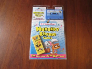 Vintage 90er Let’s Sing and Learn KINDERREIME Kassette Spaß Farbbuch Buntstifte - Bild 1 von 3