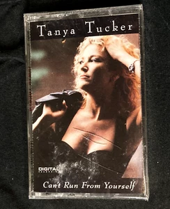 TANYA TUCKER "Can't Run From Yourself" SEALED CASSETTE TAPE ~~ UNOPENED! 1991 - Picture 1 of 3