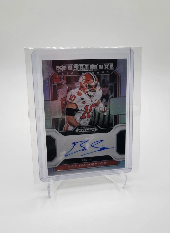 BAYLON SPECTOR 2022 Panini Prizm Draft SS Holo Autograph Rookie BUFFALO BILLS - Image 1 of 1