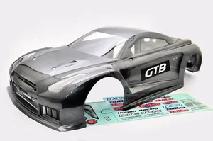 HoBao 90074G 1/8 Hyper GTB On-Road Painted Body Long Gray - Picture 1 of 1