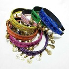 Bauchtanz Haarschmuck Haarband Haarreif Kopfschmuck Tribal Goldfarbene Münzen