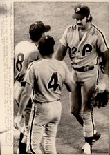 LD268 1972 AP Wire Photo STEVE CARLTON Philadelphia Phillies 25TH WIN OF SEASON