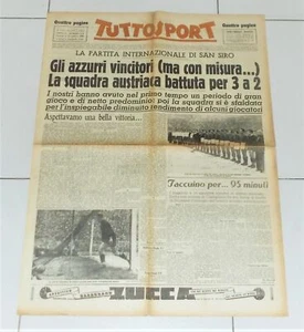 Tuttosport 2 dicembre 1946 ITALIA - AUSTRIA 3-2 Calcio 2/12/1946 - Picture 1 of 1