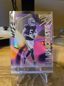 2023 Panini Illusions Drake London Illusionists Rainbow Holo SSP Falcons - Bild 1 von 5