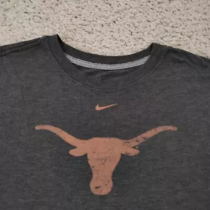 Texas Longhorns Shirt Herren 2XL grau Nike Center Swoosh Fußball Sport NCAA A2 - Bild 1 von 8